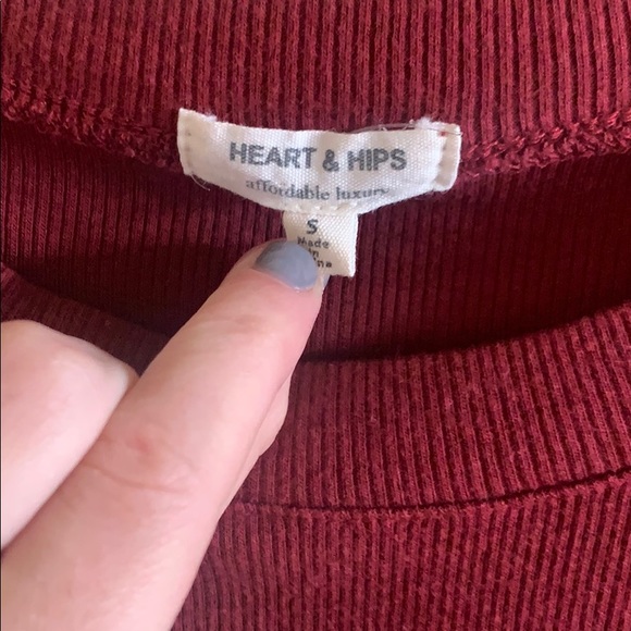 Red Crop Top - Picture 2 of 2